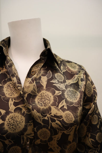 Silk Blouse in Floral Print