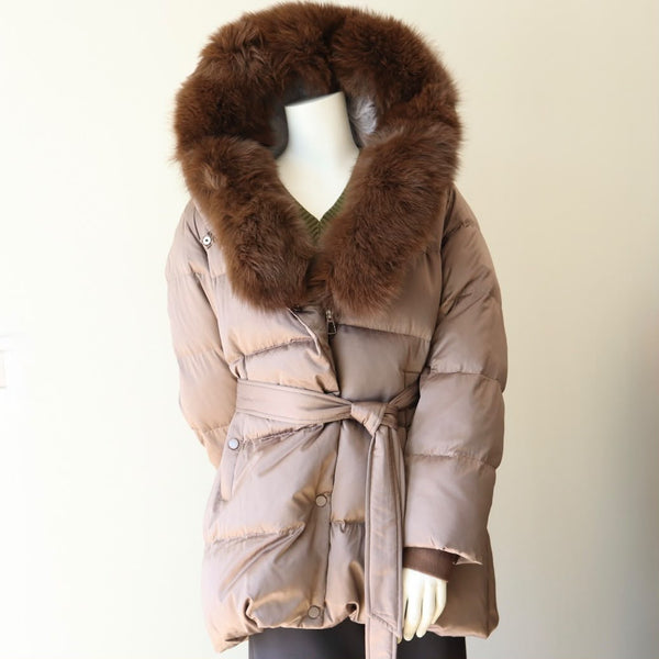 Mocha Classic Down Filled Parka