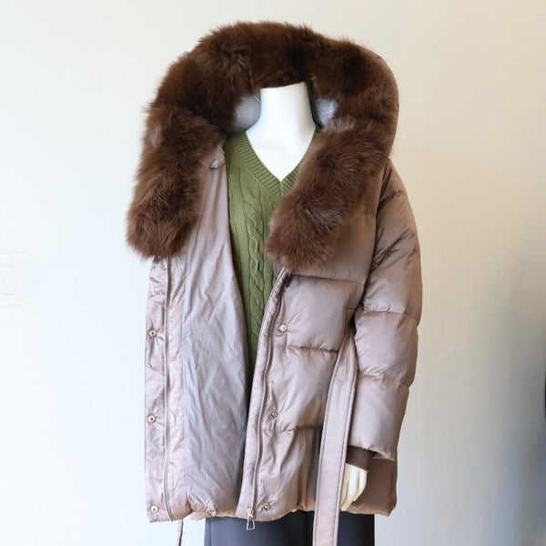 Mocha Classic Down Filled Parka