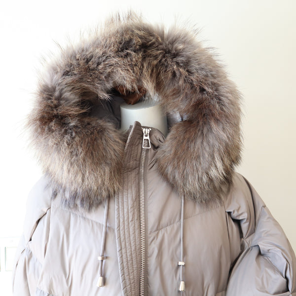 Slate Super Puff Down Filled Parka