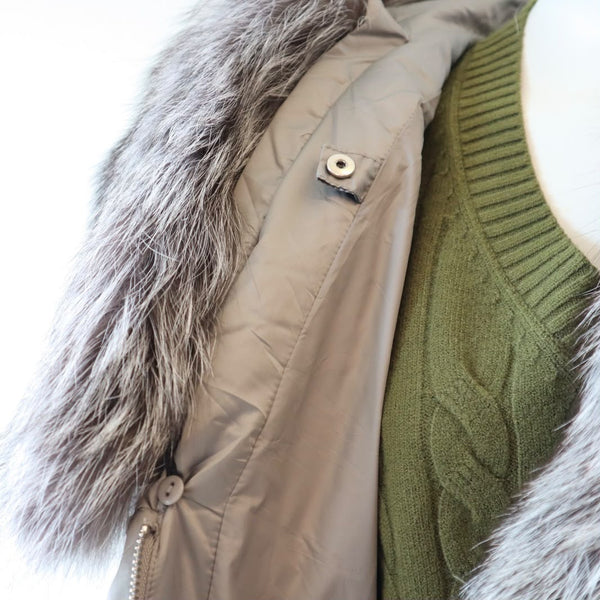 Slate Classic Down Filled Parka