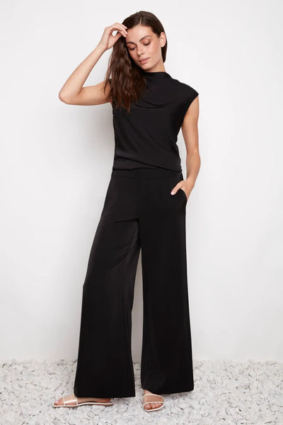 UP! Belize Satin Wide-Leg Pant