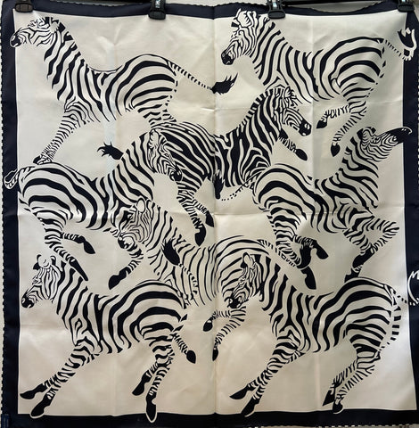 Zebras Silk Scarf