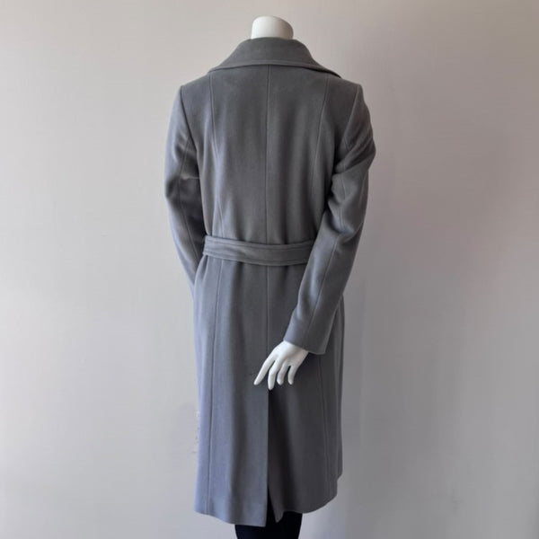 MALLIA Wool Blend Wrap Coat Slate