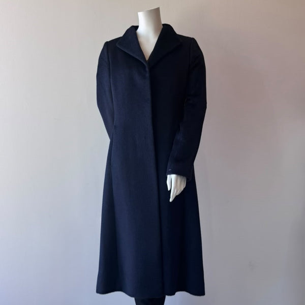 HSO Wool Blend Trench Coat Faux Fur
