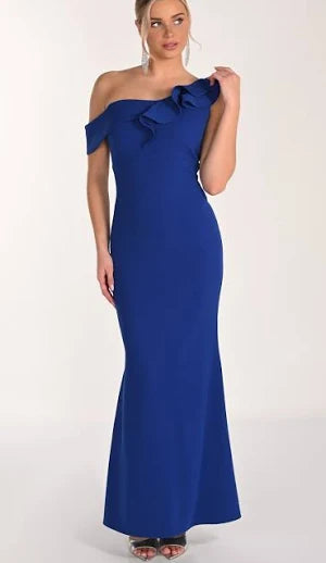 Royal Blue -Elegant Occasion Dress