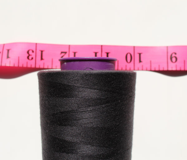 Tex 27 Polyester Thread - Raw Black